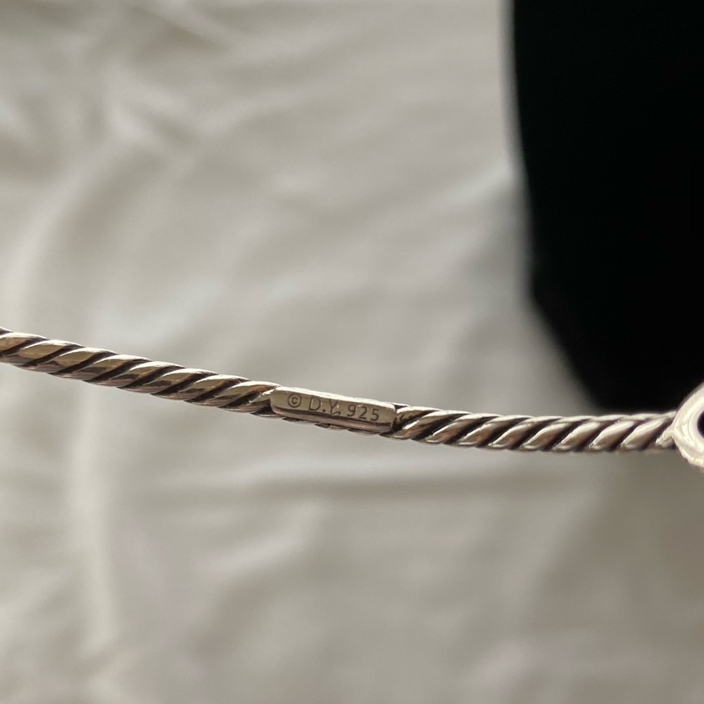 David Yurman confetti bracelet w/ onyx